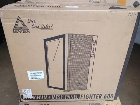 Montech Fighter 600 Aluminum + Mesh Pane — New for $90 (Shipping & local pickup)