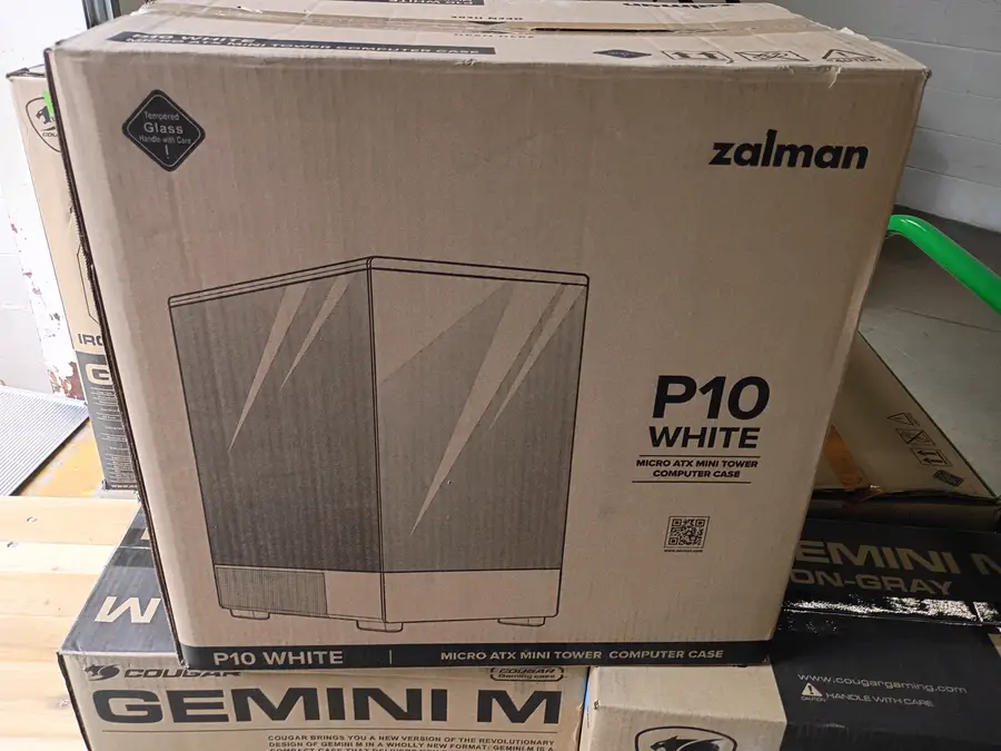 Zalman P10 White Micro ATX Mini Tower Co — New for $70 (Shipping & local pickup)