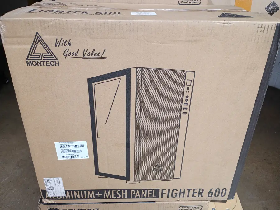 Montech Fighter 600 Aluminum + Mesh Pane — New for $90 (Shipping & local pickup)