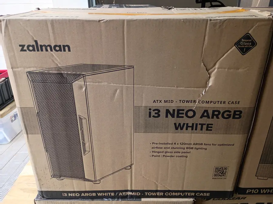 Zalman i3 NEO ARGB White ATX Mid-Tower C — New for $70 (Shipping & local pickup)