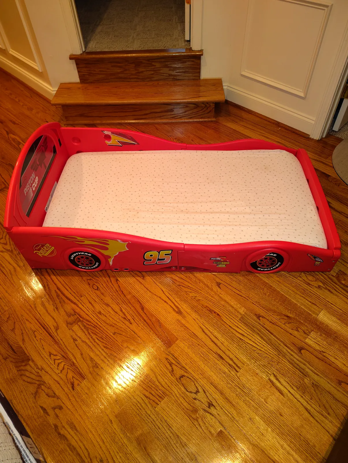 McQueen Toddler Bed — Like New for $35 (Local pickup only)
